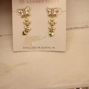 Kendra Scott Gold Butterfly earrings